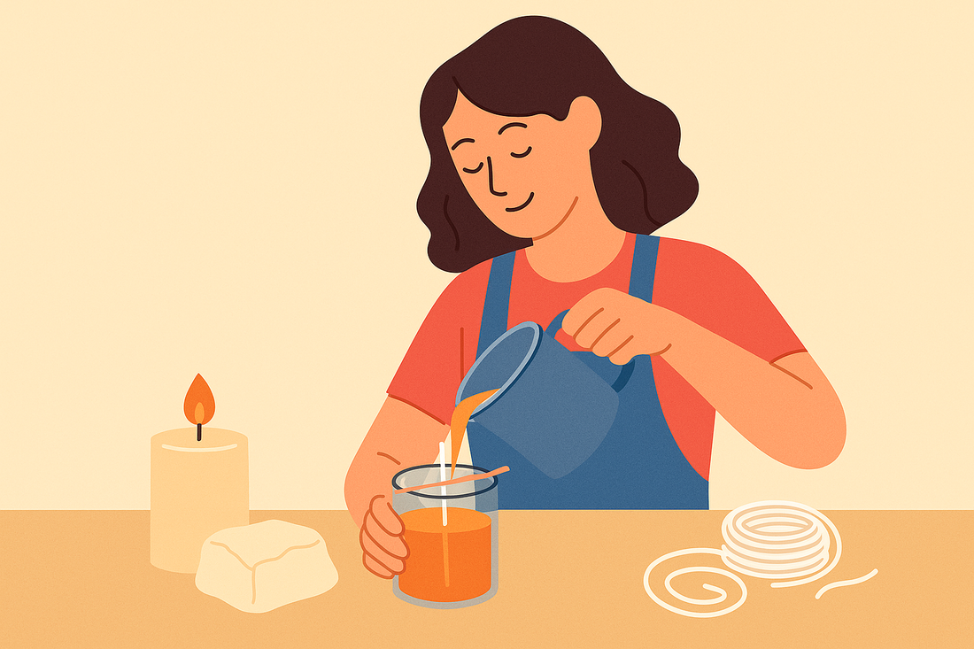 Kerzen gießen liegt im Trend: So einfach startest du mit DIY-Wachs