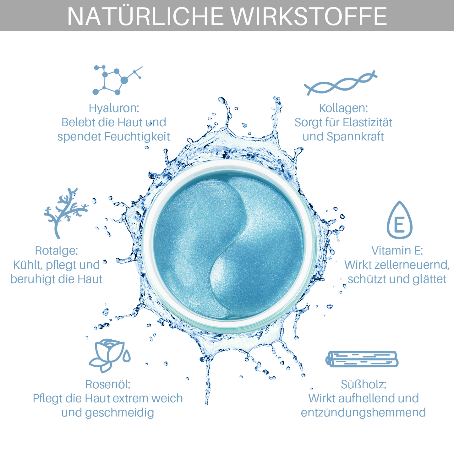 Hydrogel Augenpads